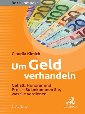 cover image of Um Geld verhandeln